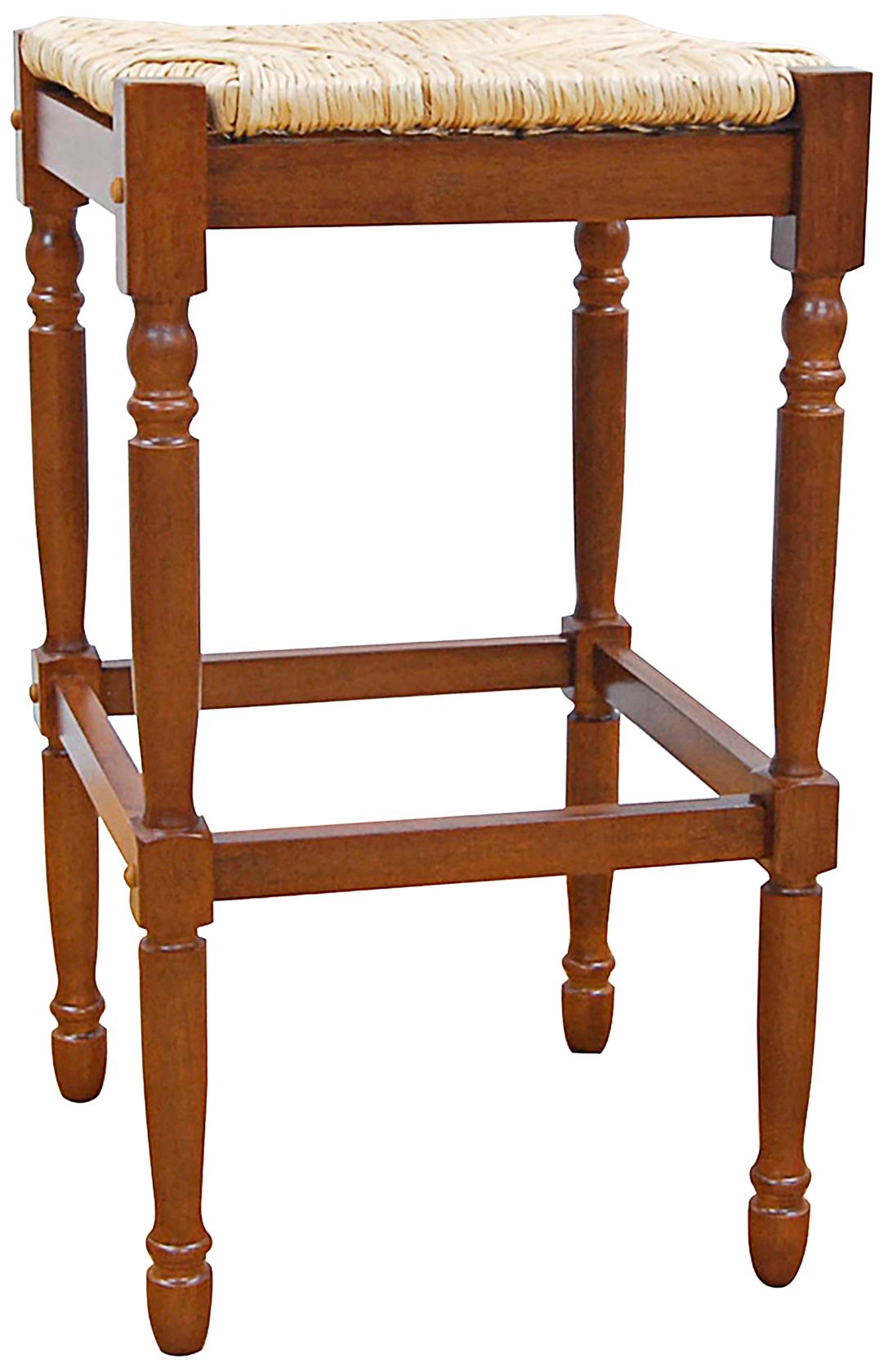 Thomasville 29 1/4" Walnut Barstool 37R68 Lamps Plus