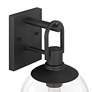 3_Thompson 12 1/4" High Black Outdoor Wall Light more views