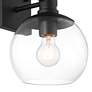 4_Thompson 12 1/4" High Black Wall Sconce more views