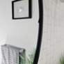 4_Thompson Matte Black 27 3/4" Round Framed Wall Mirror  more views