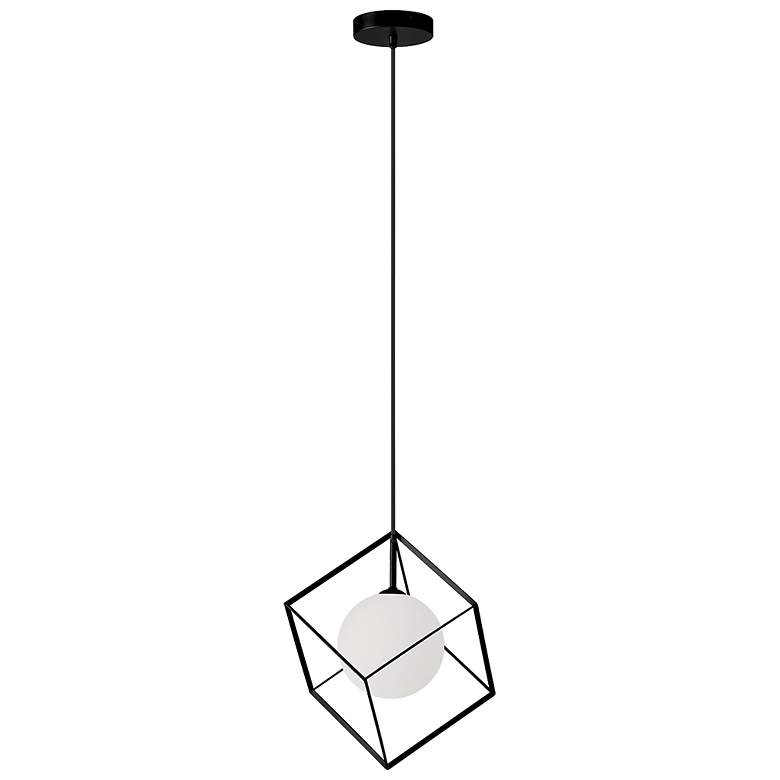 Image 1 Thomson 11" Wide Matte Black Pendant