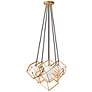 2_Thomson 21" Wide Gold 6-Light Pendant with White Glass