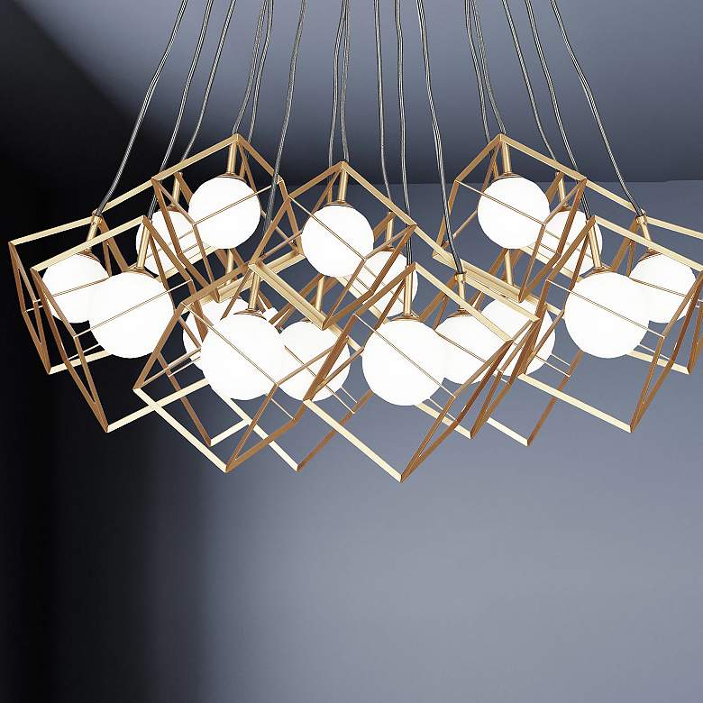 Image 1 Thomson 34.25" Wide 16 Light Gold Chandelier