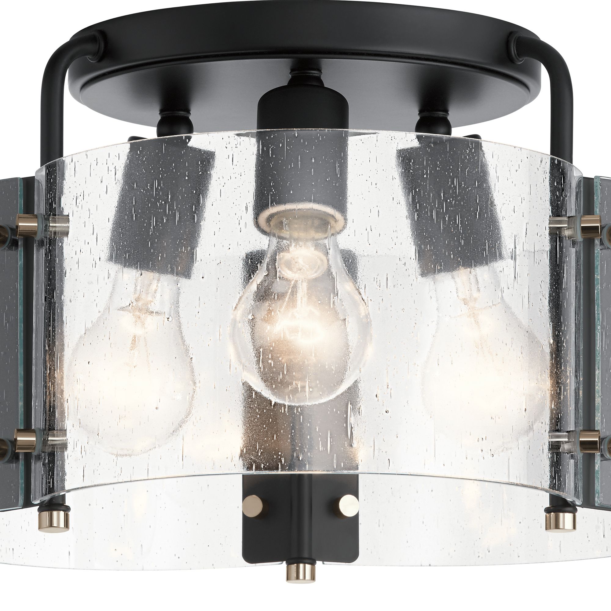 Image 2 Thoreau 14in. 3 Light Semi Flush Black more views