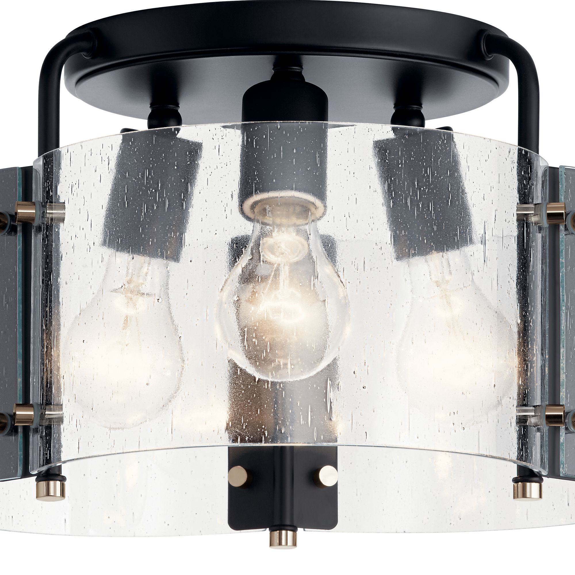 Image 3 Thoreau 14in. 3 Light Semi Flush Black more views