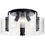 Thumbnail1 of Thoreau 18in" 3 Light Semi Flush Black
