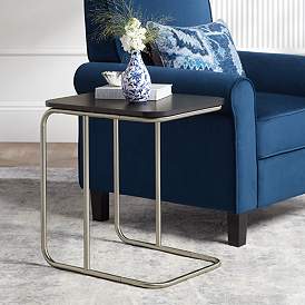 Image1 of Thornburg 20" Wide Cantilever Modern End Table