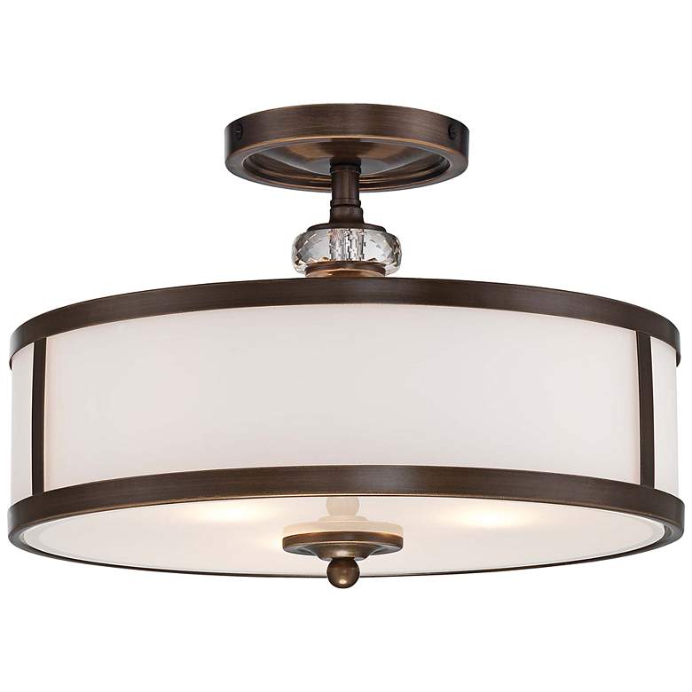 Image 2 Thorndale 15" Wide Dark Noble Bronze Ceiling Light