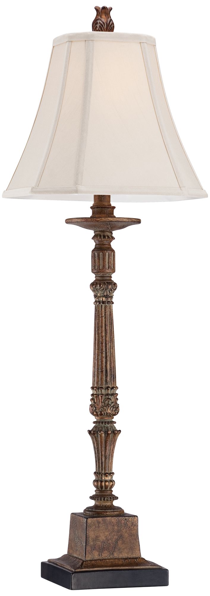 Thornewood Brown Traditional Console Table Lamp 2M344 Lamps Plus