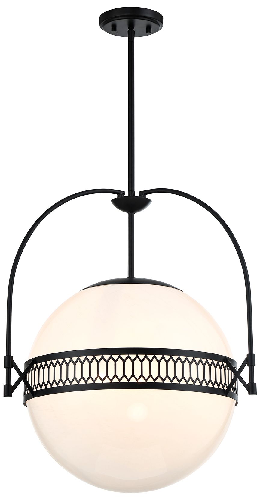 Image 3 Thornhill 3-Light Pendant in Matte Black more views
