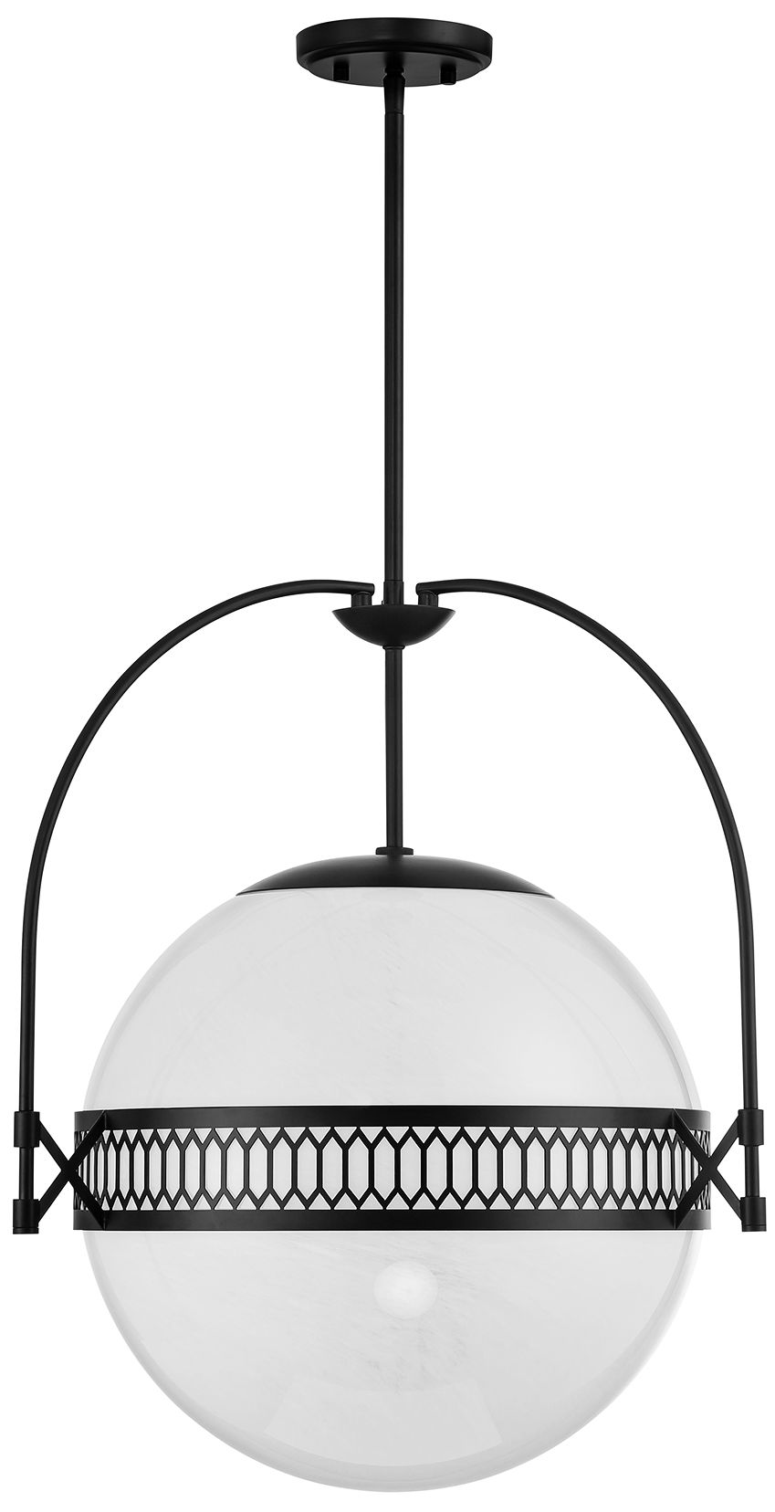 Image 6 Thornhill 3-Light Pendant in Matte Black more views