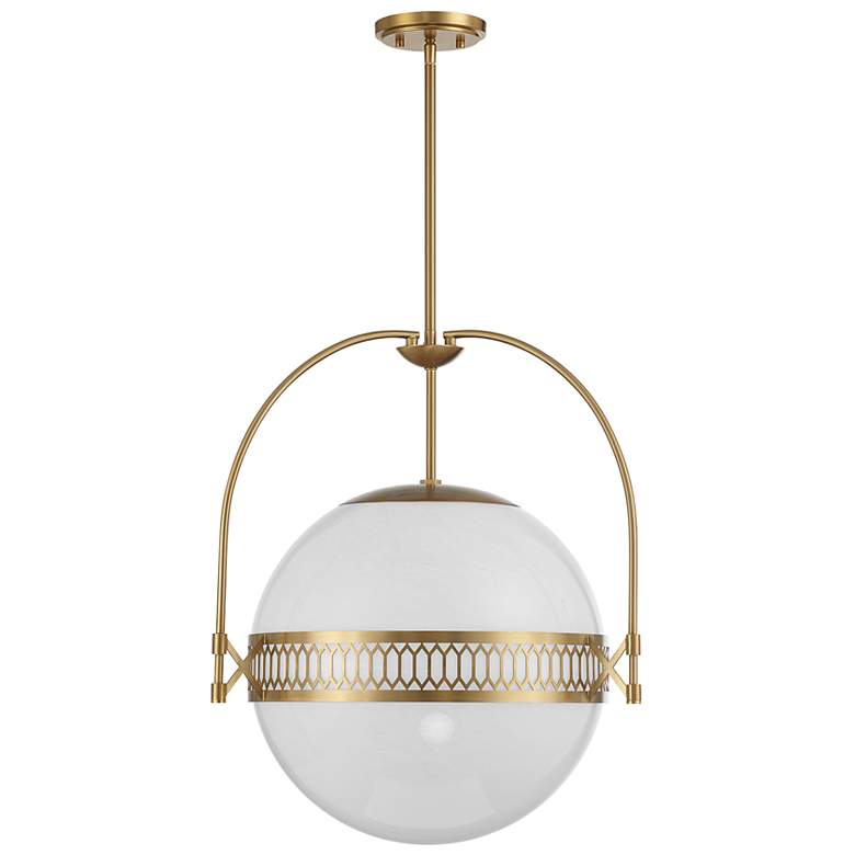 Image 2 Thornhill 3-Light Pendant in Warm Brass more views