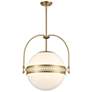 3_Thornhill 3-Light Pendant in Warm Brass more views