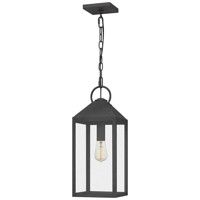 Image 2 Thorpe 1-Lt Mottled Black Mini Pendant