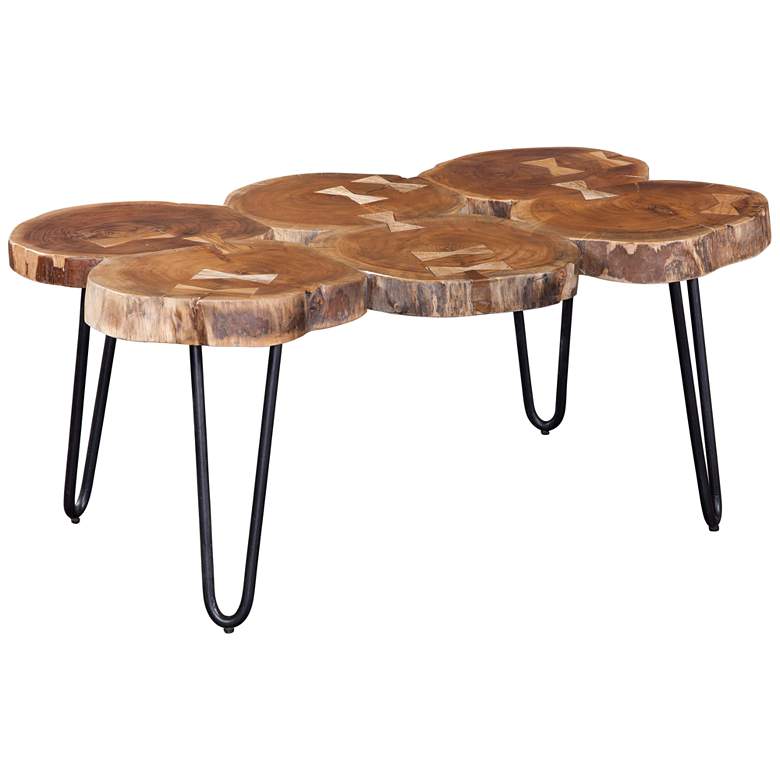 Image 1 Thorpe 18 inch Rustic Styled Cocktail Table