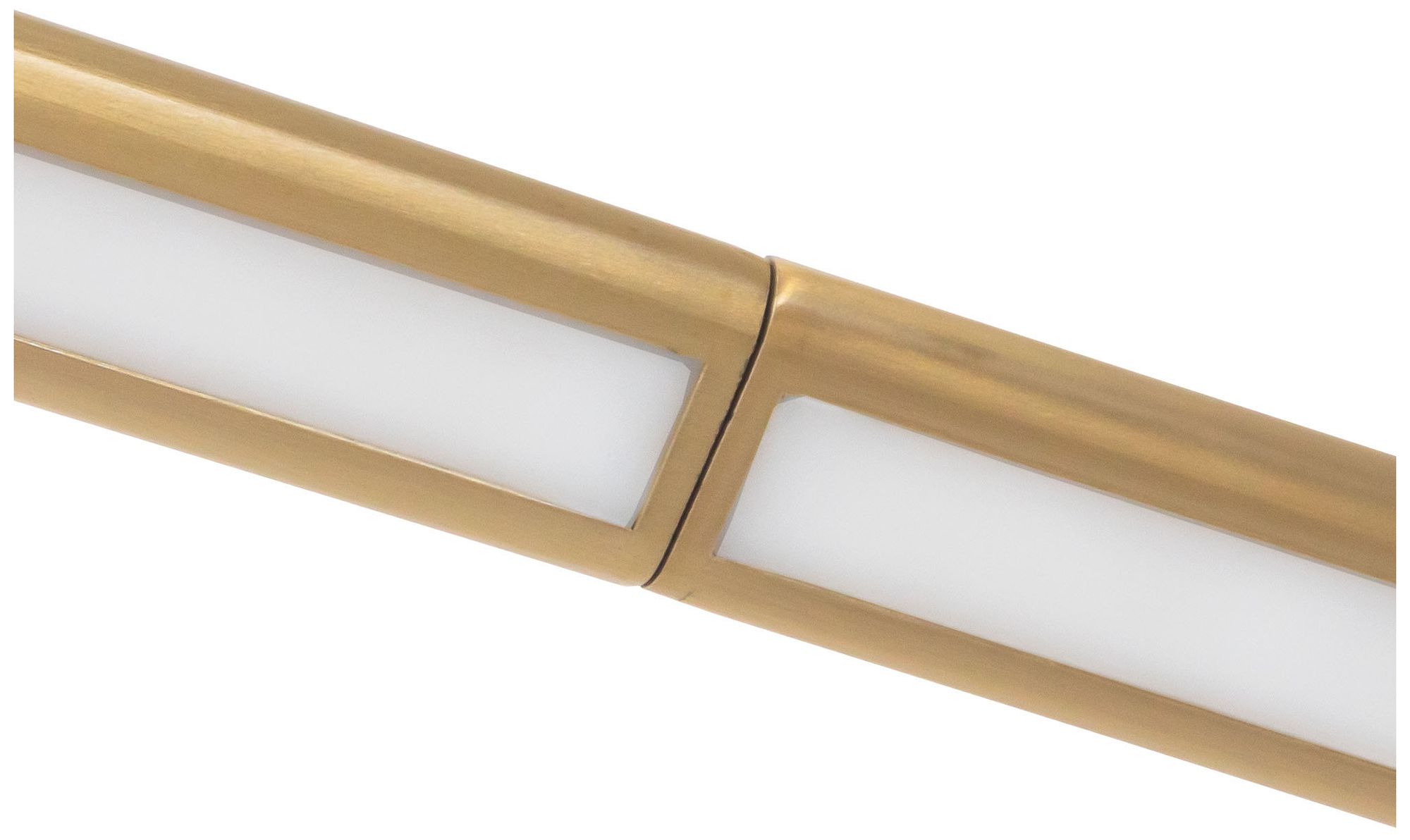 Image 5 Thread 5-ft Brushed Gold dimmable LED Linear Pendant with Remote Driver more views