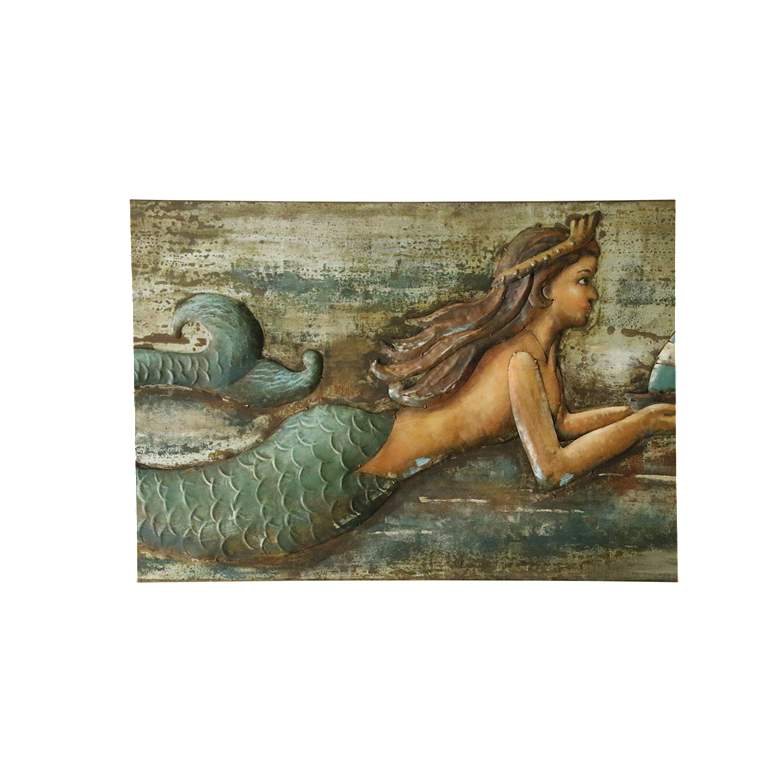 Image 1 Three Dimensional Mermaid - Handmade - Wall Art