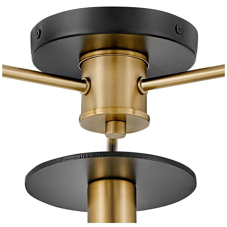 Image 5 Three Light Semi-Flush Mount more views