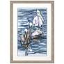 3_Three's Company 52" High Rectangular Giclee Framed Wall Art