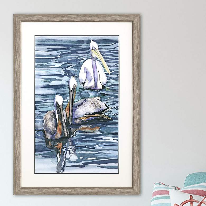 Image 2 Three's Company 52" High Rectangular Giclee Framed Wall Art