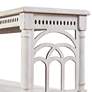 Three Tier Console Table - White with Distressing