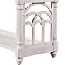 Three Tier Console Table - White with Distressing