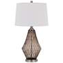 2_Three-Way Conover Smoky Glass Table Lamp
