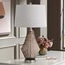 1_Three-Way Conover Smoky Glass Table Lamp