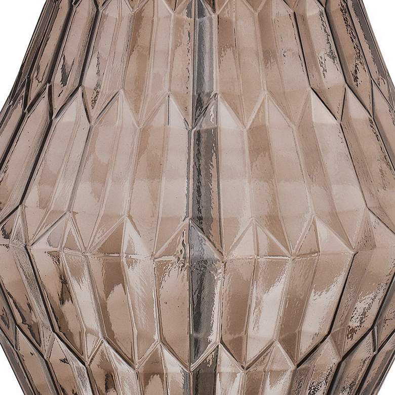 Image 5 Three-Way Conover Smoky Glass Table Lamp more views