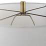 6_Threefold 29 3/4" Black Stone Table Lamp more views