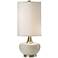 Thumprints Blanco White Table Lamp
