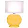 Thumprints Cartman Sunflower Yellow Double Shade Table Lamp