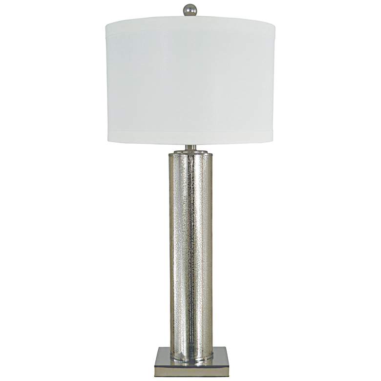 Image 1 Thumprints Genesis 30 1/2 inch Modern Mercury Glass Table Lamp