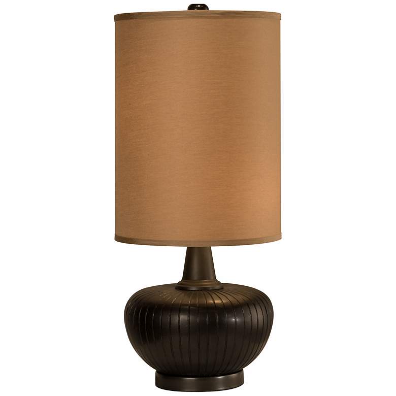 Image 1 Thumprints Graphite Table Lamp