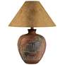 Thunder Valley Deer Handcrafted Rustic Western Style Vase Table Lamp