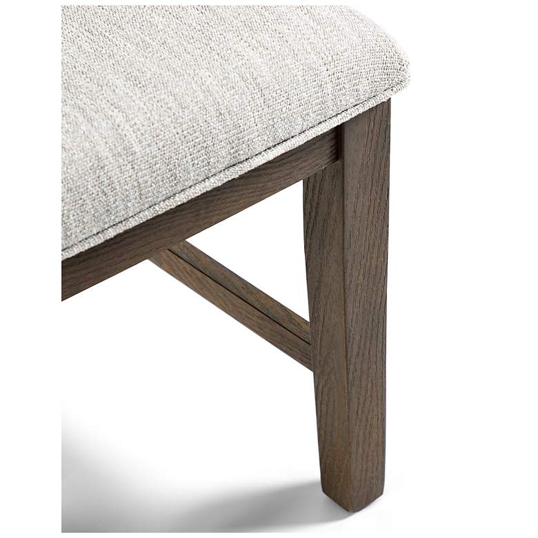 Image 6 Thune Transitional Oak Upholstered Dining Chairs Set of 2 more views