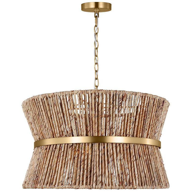 Image 1 Thurlo 24 1/4" Wide Satin Brass Pendant Light