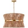 Thumbnail2 of Thurlo 24 1/4" Wide Satin Brass Pendant Light more views