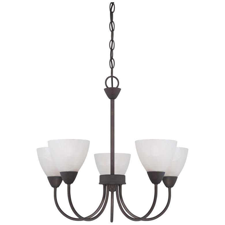 Image 1 Tia 22.5 inch Wide 5-Light Chandelier