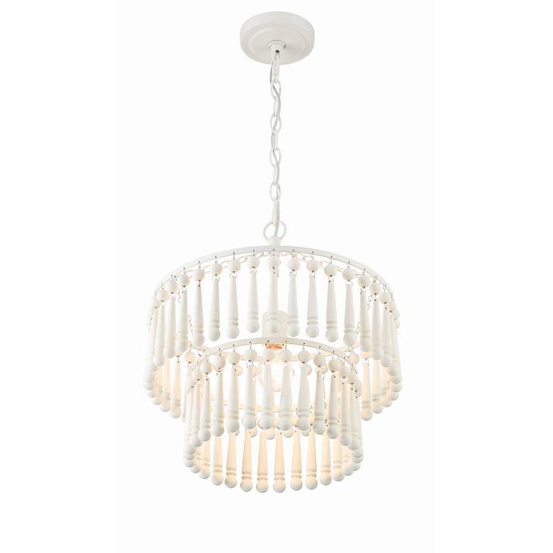 Image 2 Tiana 1 Light Matte White Pendant more views