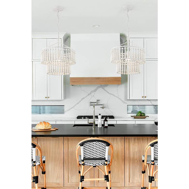 Image 3 Tiana 1 Light Matte White Pendant more views