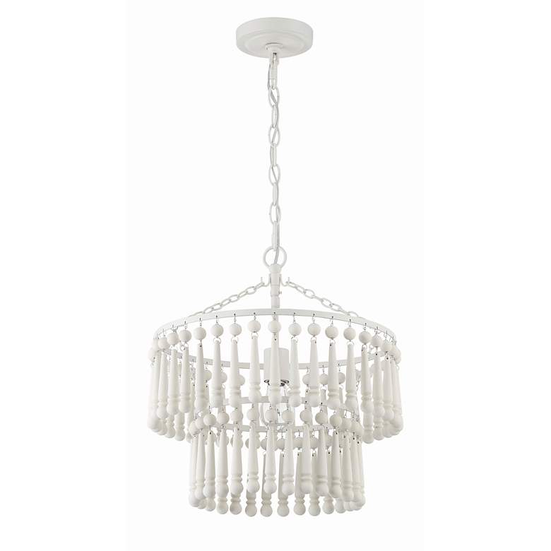 Image 7 Tiana 1 Light Matte White Pendant more views