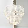 2_Tiana 20 1/2" Wide Matte White 3-Light 3-Tier Chandelier