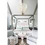 7_Tiana 20 1/2" Wide Matte White 3-Light 3-Tier Chandelier more views
