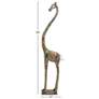 Tianzi 73" High Multi-Color Giraffe Statue