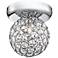 Tiara Crystal Sphere 4 1/4" Wide Chrome Ceiling Light