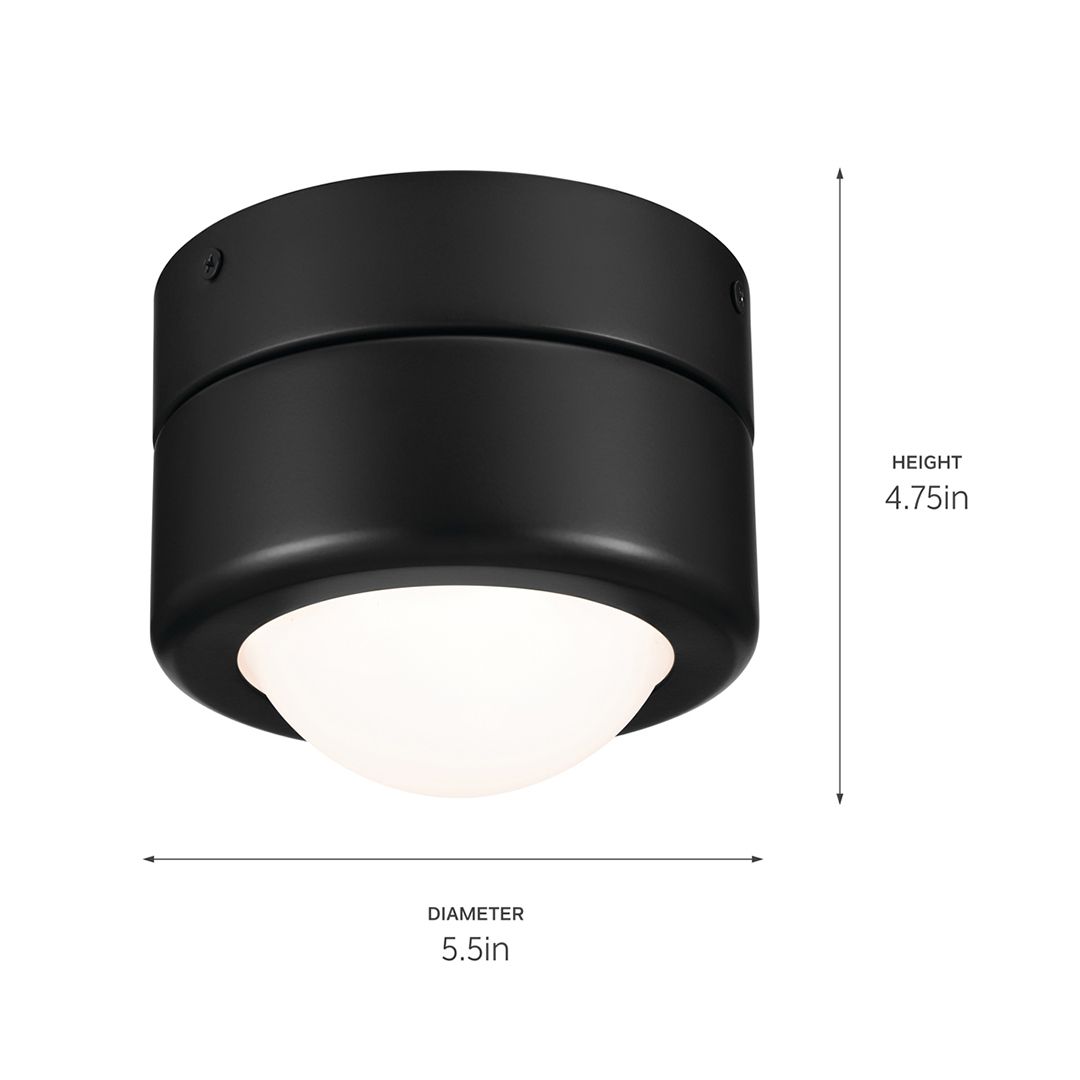 Thumbnail2 of Tibbi 5.5 Inch 1 Light LED Flush Mount more views