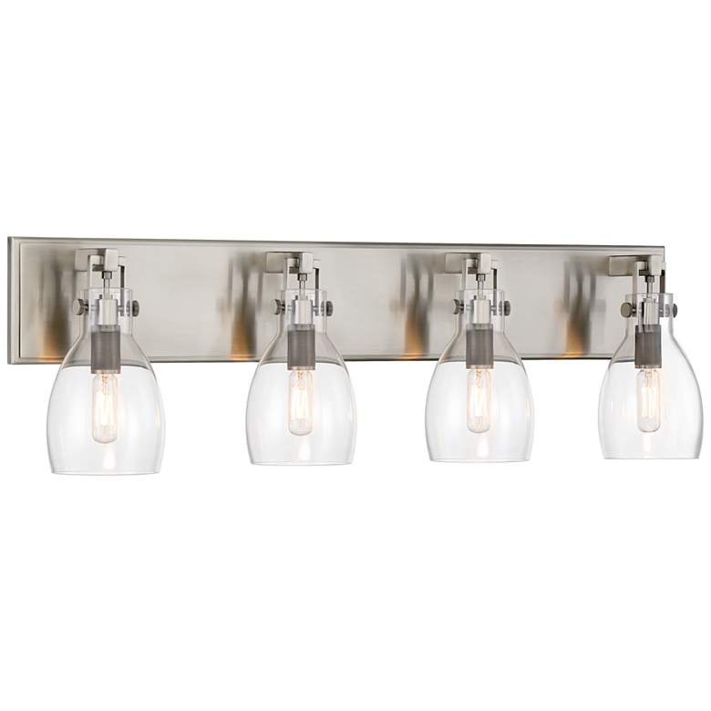 Image 2 Tiberia 30 1/2" Wide Plated Pewter Metal 4-Light Bath Light