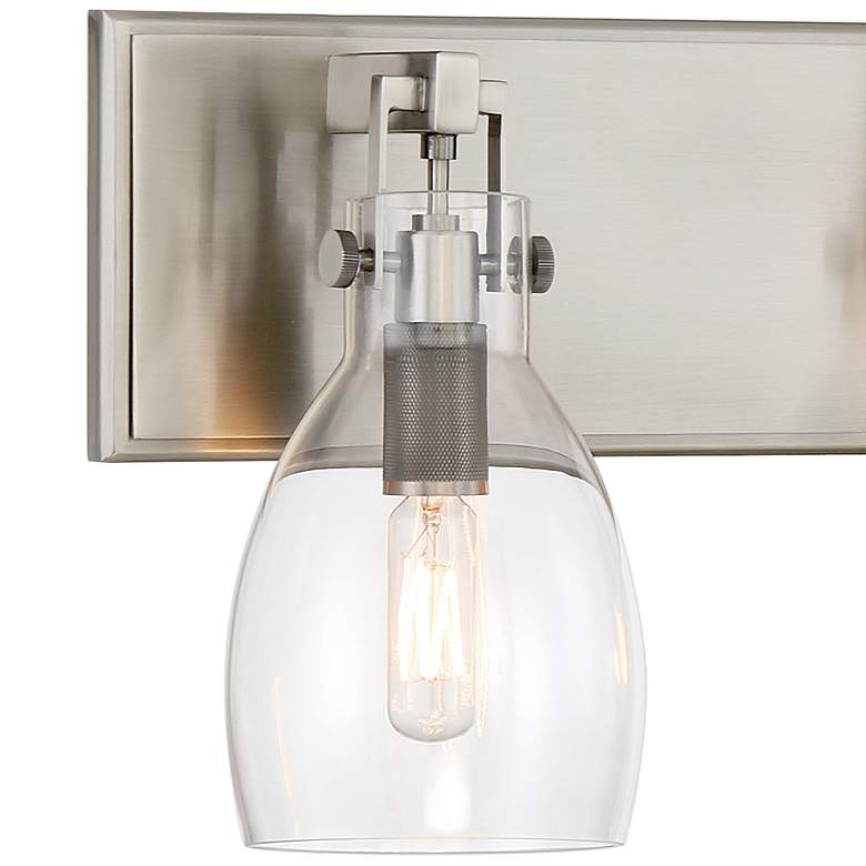 Image 3 Tiberia 30 1/2" Wide Plated Pewter Metal 4-Light Bath Light more views