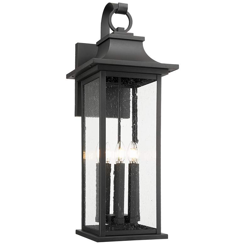 Image 1 Tiberius by Z-Lite Black 13.5 inch 6 Light Outdoor Wall Light